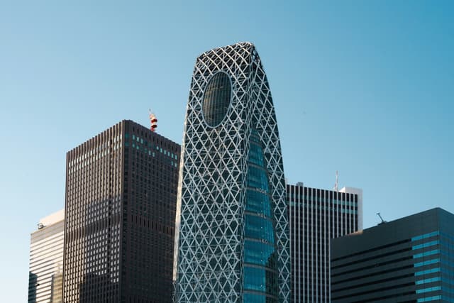 A Center of Living, Administration, and Shopping